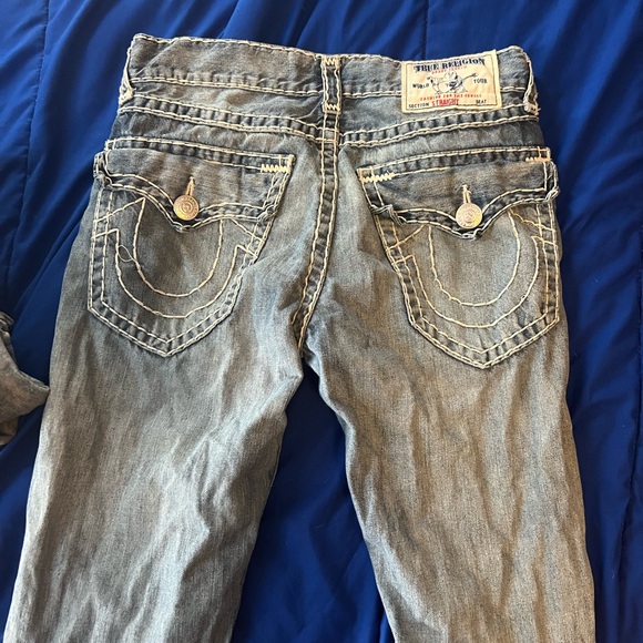 Centralcoop Coop True Religion Jeans With Orange Stitching Tumi
